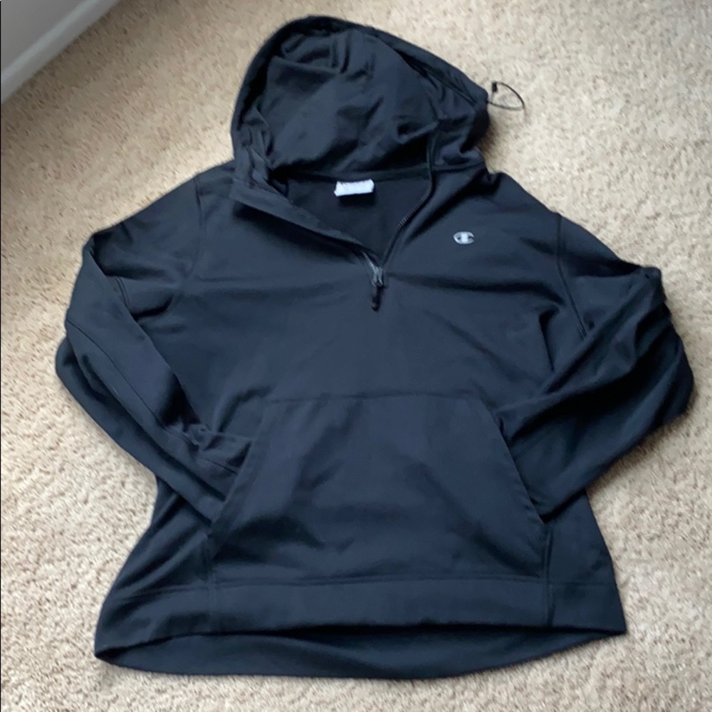 Champion Quarter Zip Hoodie Sz XXL